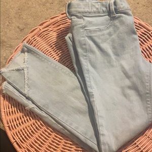 Light Wash Skinny Jeans Ballerina cut